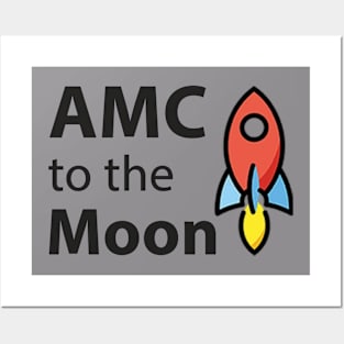 AMC To The Moon Posters and Art